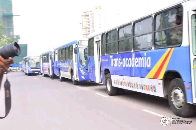 ESU : c’est officiel, les bus Trans-Academia sont désormais opérationnels pour les universités de Kinshasa