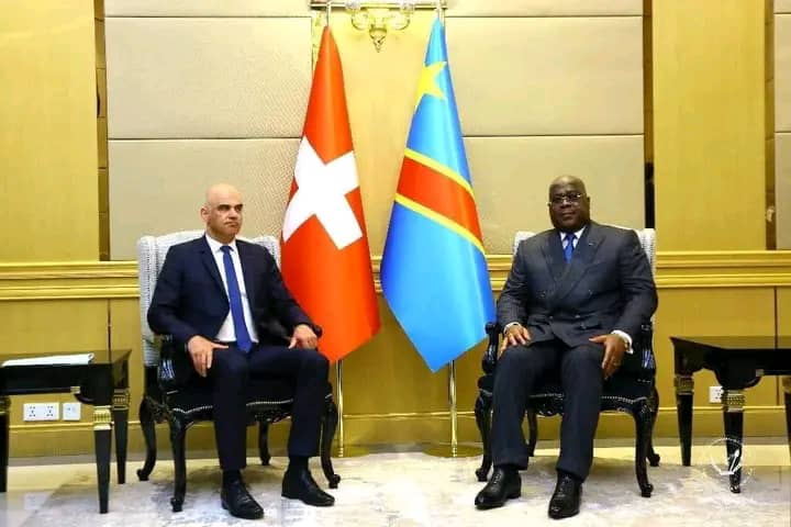 RDC : Félix Tshisekedi croît à l’implication totale de la Suisse face à l’insécurité grandissante à l’Est