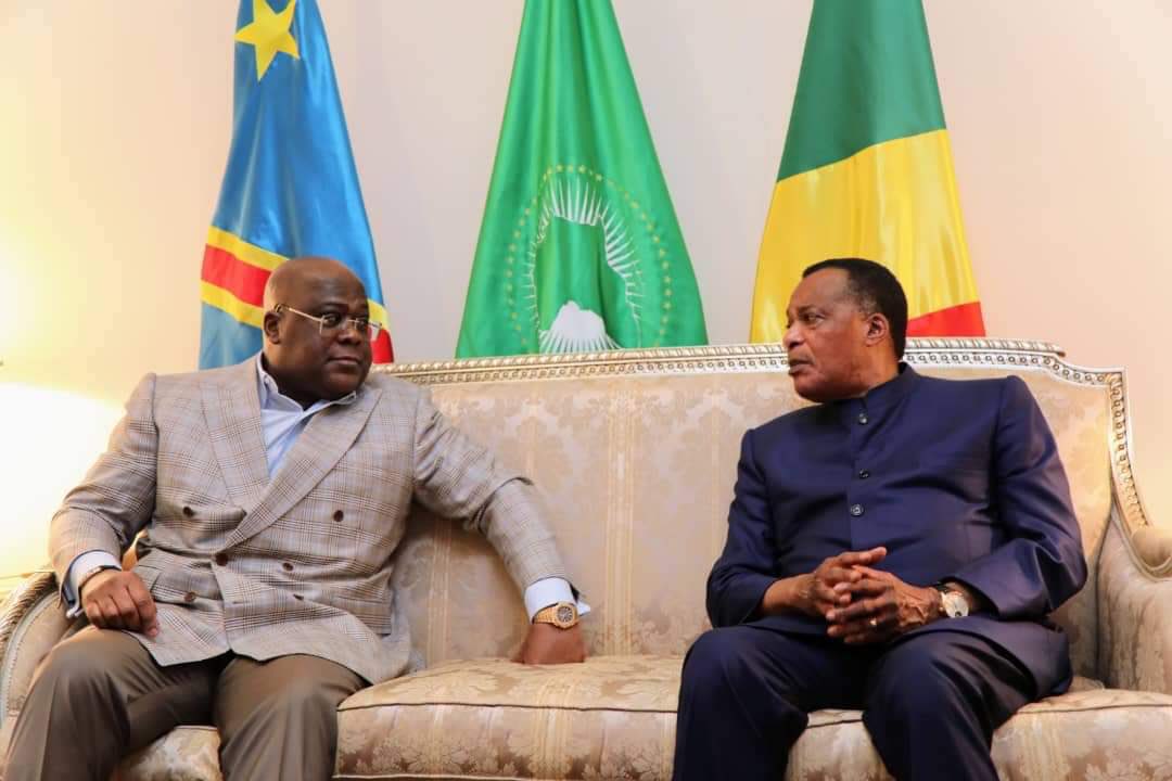 Félix Tshisekedi en visite de travail à Oyo en République du Congo 