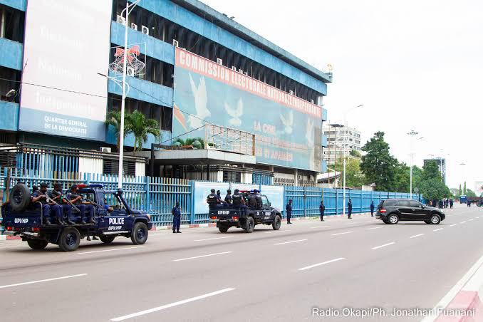 Kinshasa: Un dispositif sécuritaire déployé aux alentours de la CENI