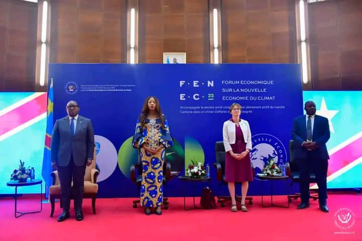 Forum sur la nouvelle économie du climat : Pour Sama Lukonde, la RDC est au cœur des enjeux climatiques