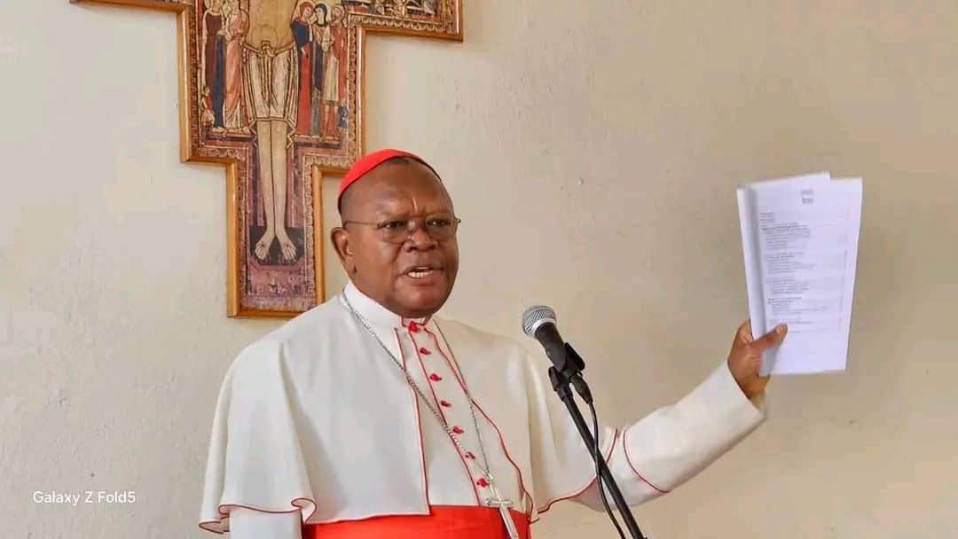 RDC : Fridolin Ambongo invite ses fidèles à déjouer une éventuelle attaque envisagée contre les paroisses catholiques