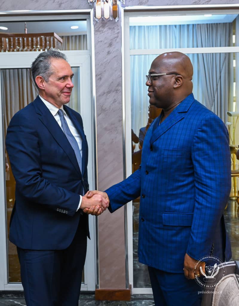 Agression rwandaise à l’Est de la RDC : Félix Tshisekedi en tête-à-tête avec le représentant spécial de l’Union européenne pour la région des Grands Lacs