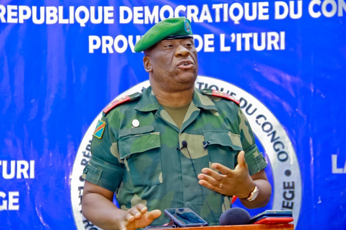 RDC : Le général Luboya à Kinshasa pour un point d’étape sur la sécurité en Ituri