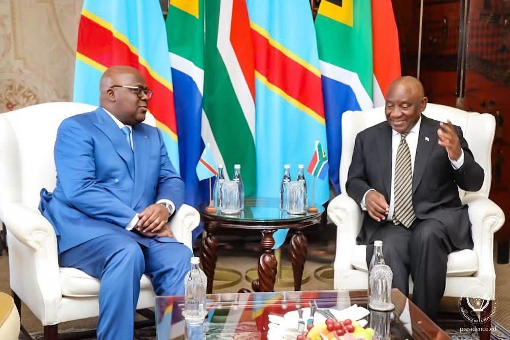 Diplomatie : Le Président Félix Tshisekedi en visite éclair à Pretoria pour renforcer les liens RDC–Afrique du Sud