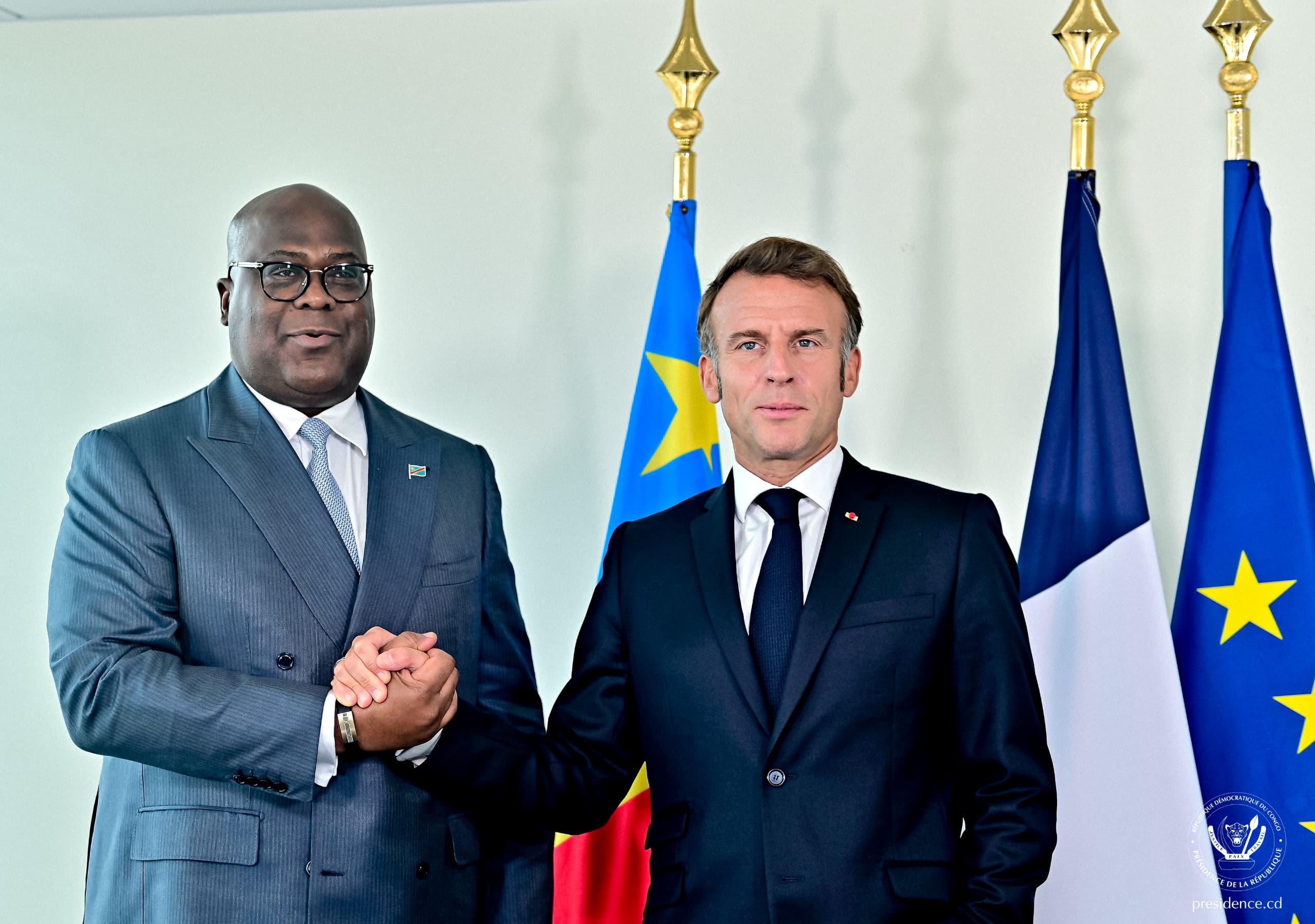 RDC–France : Tshisekedi et Macron renforcent leur alliance pour la paix dans les Grands Lacs