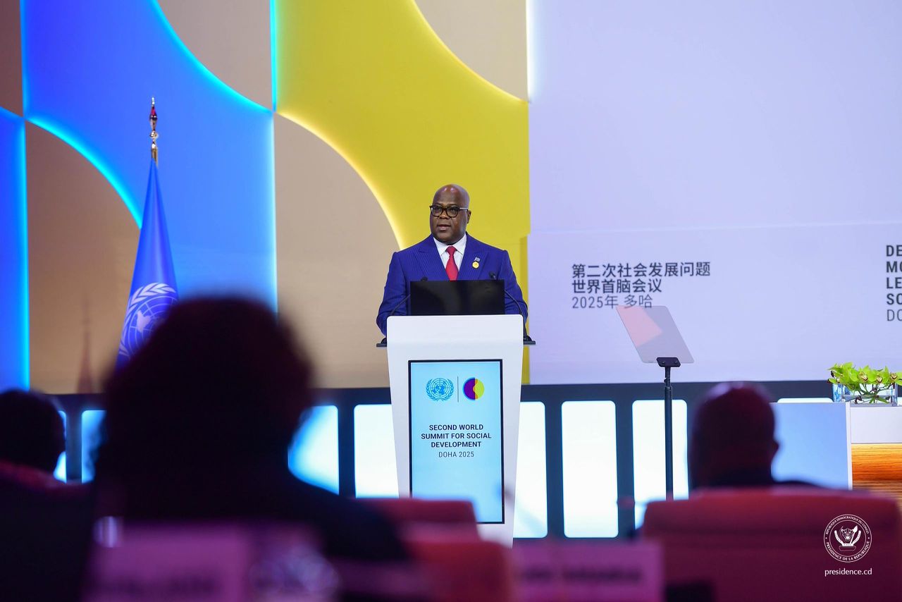 Doha : Le Président Félix Tshisekedi trace la voie d’une RDC de la justice sociale